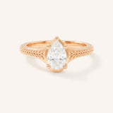 Whera Pear Diamond Solitaire Engagement Ring