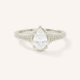 Whera Pear Diamond Solitaire Engagement Ring