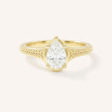 Whera Pear Diamond Solitaire Engagement Ring