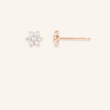 Efflorescence Diamond Cluster Earrings