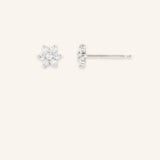 Efflorescence Diamond Cluster Earrings