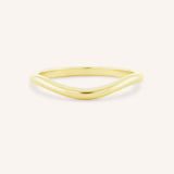 Serenity Wave Contour Ring