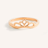 Stackable Gold Crown Ring