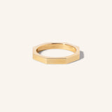 Octagon Gold Ring