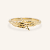 Gold Angel Wings Ring