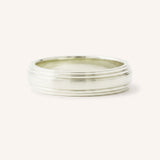 Double Stepped Edge 4MM Band