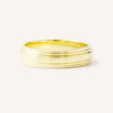 Double Stepped Edge 4MM Band