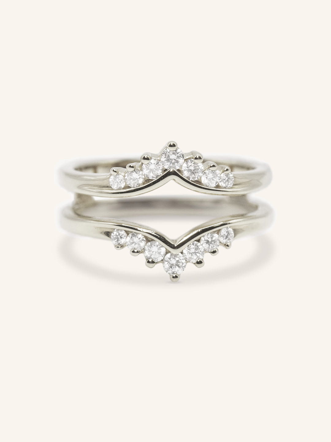 Granby Double Band Diamond Ring Guard