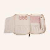 Leatherette Jewelry Travel Case - Pink