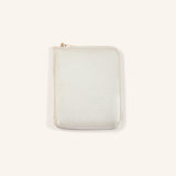 Leatherette Jewelry Travel Case - Cream