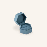 Sullivan Matte Single Ring Box - Blue