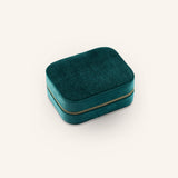 Richa Velveteen Rectangle Travel Case - Green