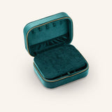 Richa Velveteen Rectangle Travel Case - Green