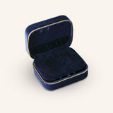 Richa Velveteen Rectangle Travel Case - Blue