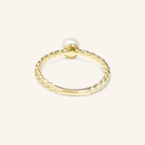 Mermaid's Tear Pearl Rope Ring