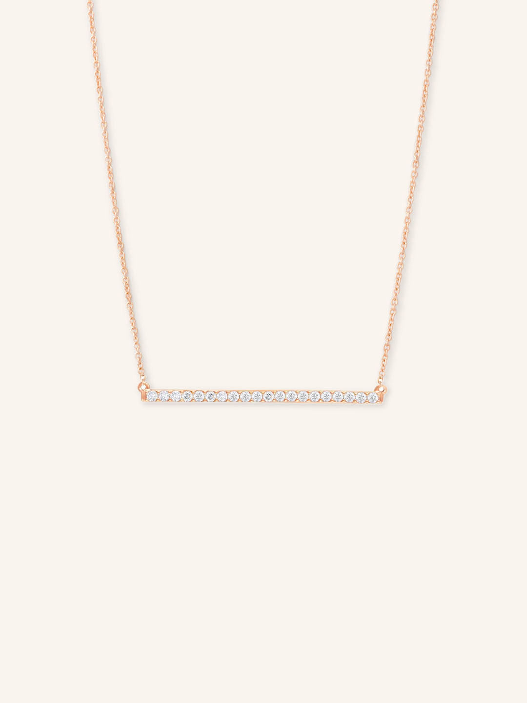 Diamond Bar Necklace XL