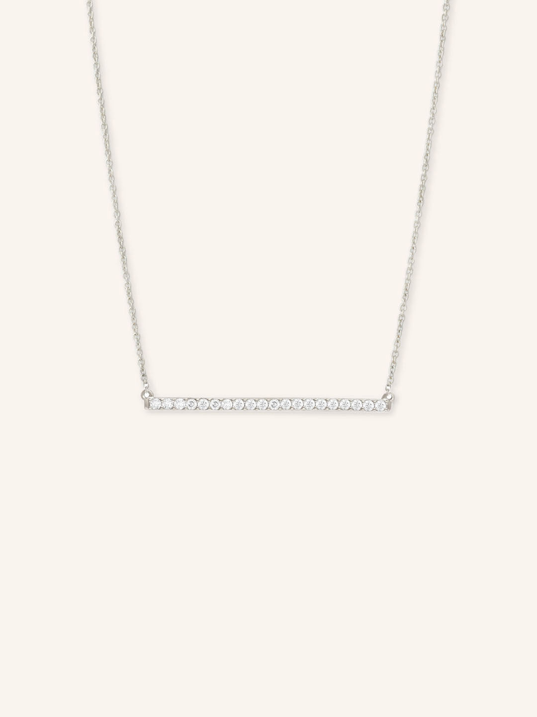 Diamond Bar Necklace XL