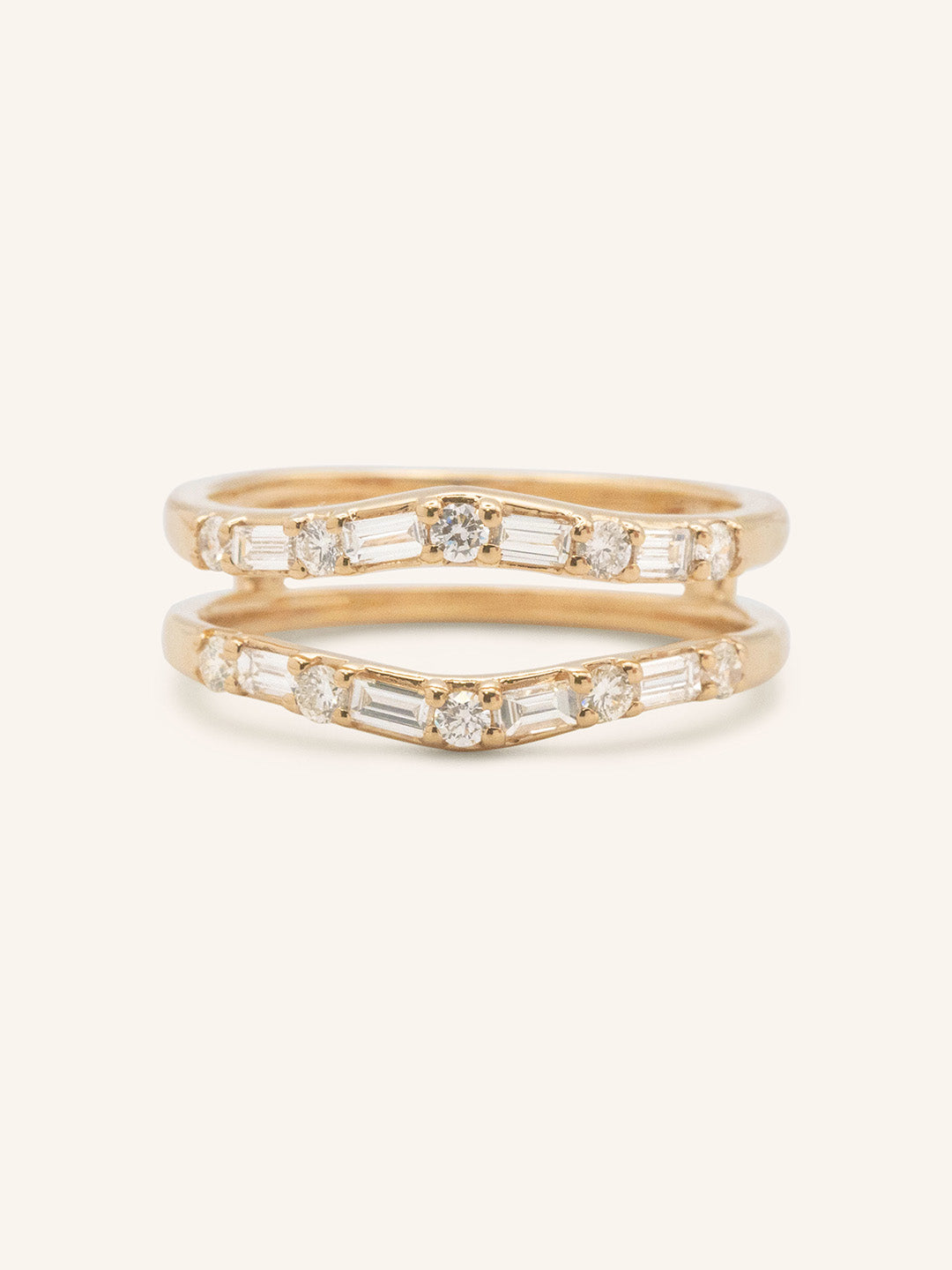 Hoshina Curved Diamond Ring Guard