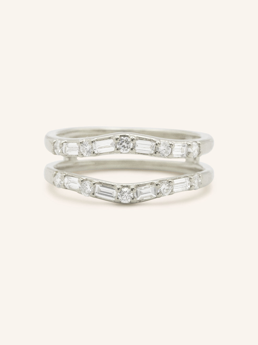 Hoshina Curved Diamond Ring Guard