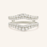 Bayley Double Band Diamond Ring Guard
