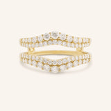 Bayley Double Band Diamond Ring Guard