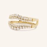 Bayley Double Band Diamond Ring Guard