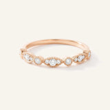 Lambeth Diamond Milgrain Anniversary Ring