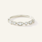 Lambeth Diamond Milgrain Anniversary Ring