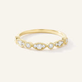 Lambeth Diamond Milgrain Anniversary Ring