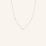 Deity Diamond Station Bridal Necklace