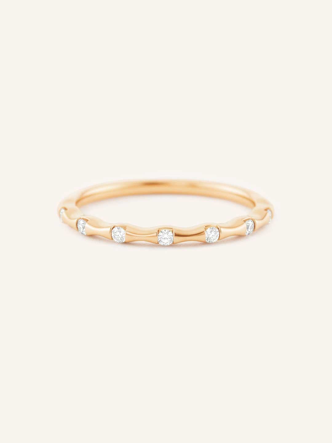 Billie Accented Diamond Stackable Ring