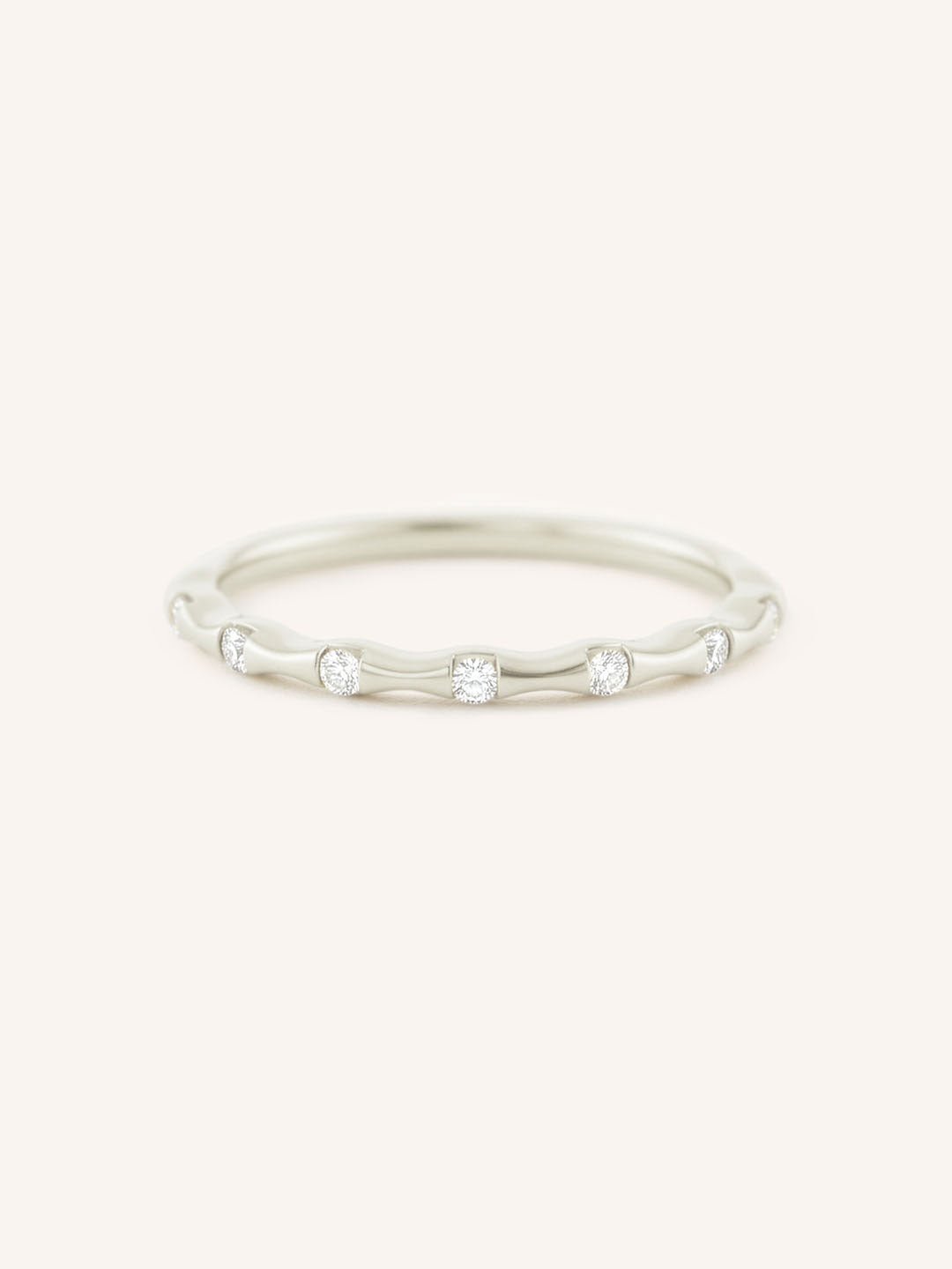 Billie Accented Diamond Stackable Ring