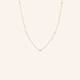 Baguette 5-Stone Diamond Station Necklace