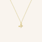 Petite Airplane Diamond Necklace