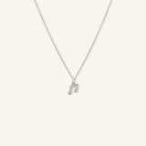 Petite Music Note Diamond Necklace