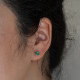 Marlena Emerald Cluster Earrings