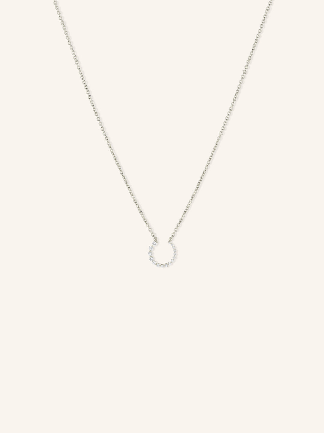 Graduated Circle Diamond Necklace