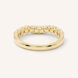 Lavale Curved Diamond Wedding Band