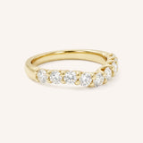 Lavale Curved Diamond Wedding Band