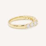 Lavale Curved Diamond Wedding Band