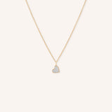 Dangling Diamond Heart Necklace