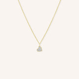 Dangling Diamond Heart Necklace