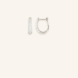 Empress 3-Row Diamond Hoop Earrings