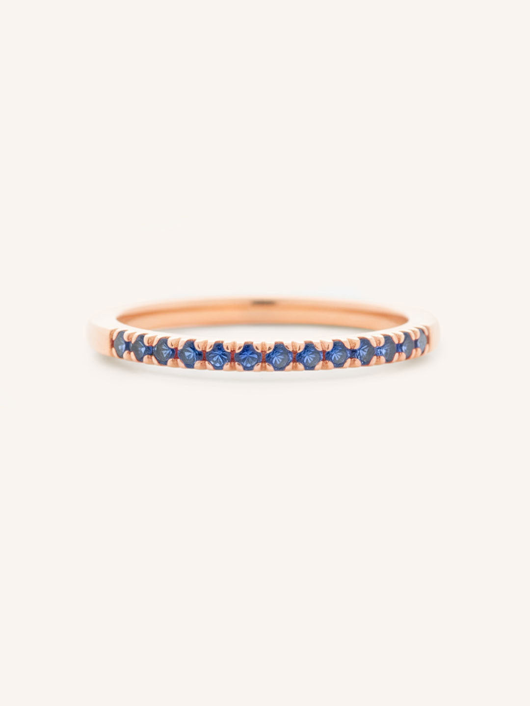 Blue Sapphire Birthstone Stackable Ring