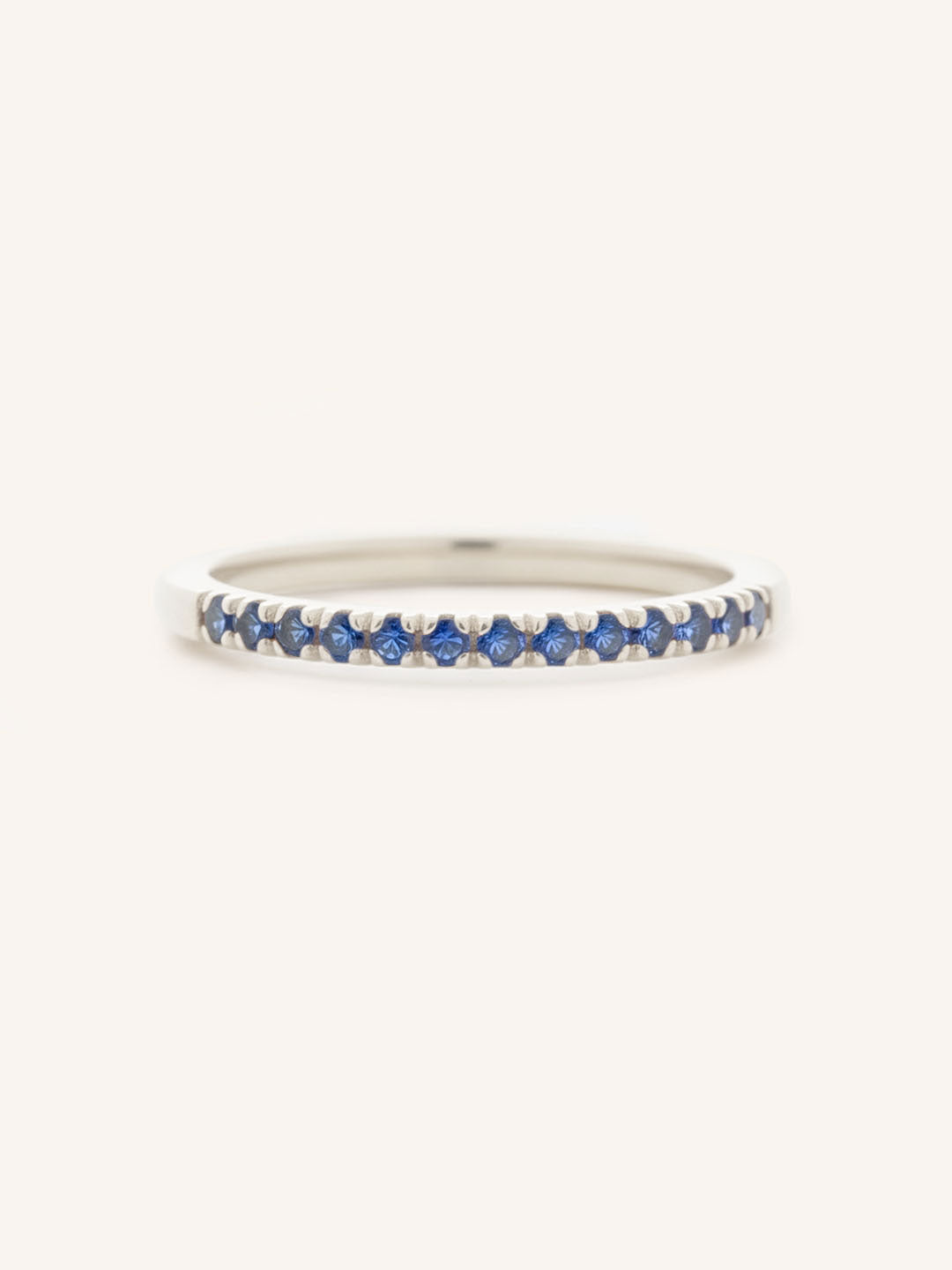 Blue Sapphire Birthstone Stackable Ring