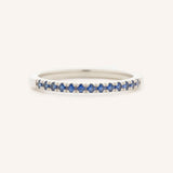 Blue Sapphire Birthstone Stackable Ring