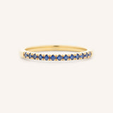 Blue Sapphire Birthstone Stackable Ring