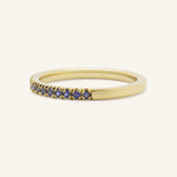 Blue Sapphire Birthstone Stackable Ring