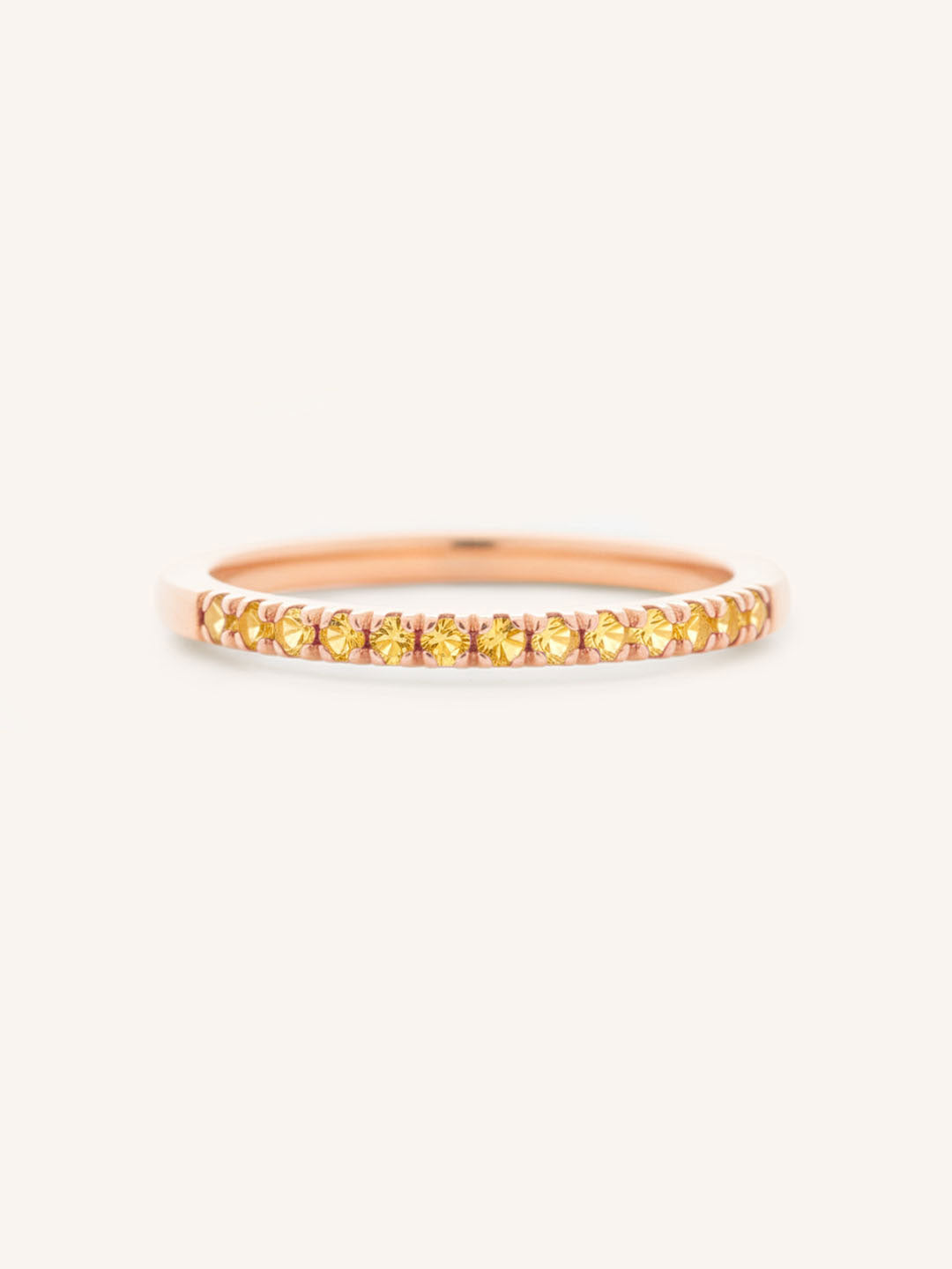 Citrine Birthstone Stackable Ring