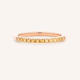 Citrine Birthstone Stackable Ring